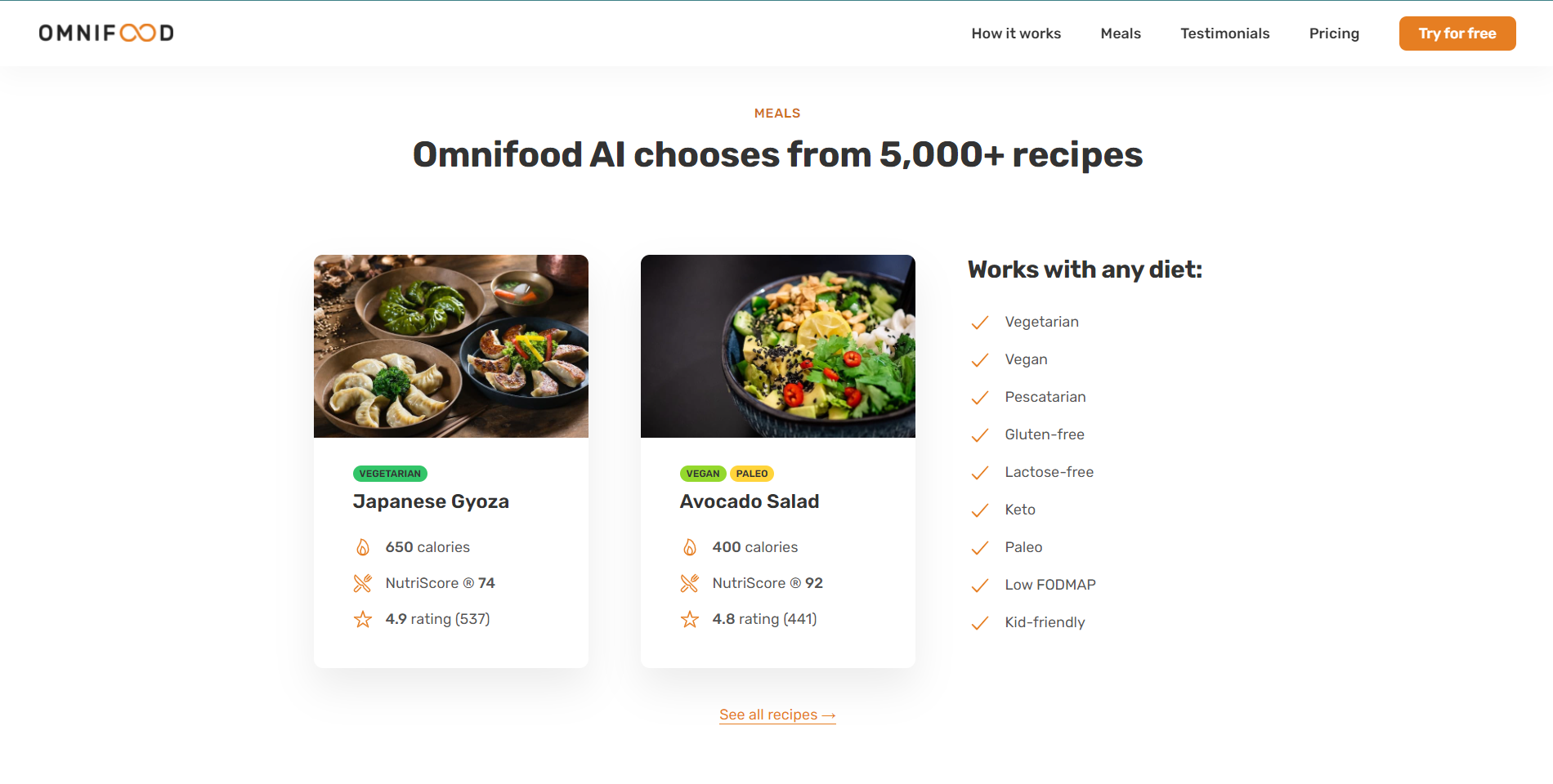 Omnifood project